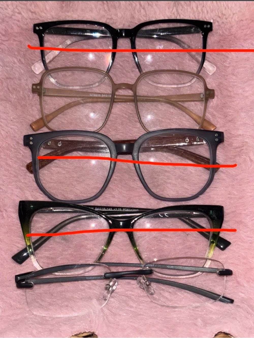 2 Pair Stylish Reading Glasses